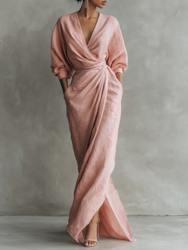 Sienna V-Neck Maxi Dress