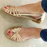 Golden Sandals Eleonora Summer Light