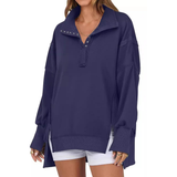 VERONT - Loose Fit High-Low Split Hem