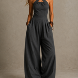 Isla | Elegant jumpsuit with crossover neckline