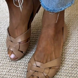 Serafina Braided Natural Comfort Sandals