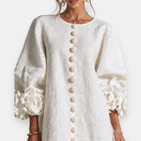Ivy™ | Rosette Sleeve Shift Dress
