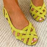 Colorful Comfortable Caterina Braided Sandals