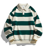 ZOET - Classic Fashion Striped Collar Long