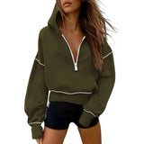 GRETELT - Hooded Sweatshirt with Zipper