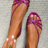 Ginevra Golden Sandals Summer Elegance