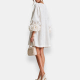 Ivy™ | Rosette Sleeve Shift Dress
