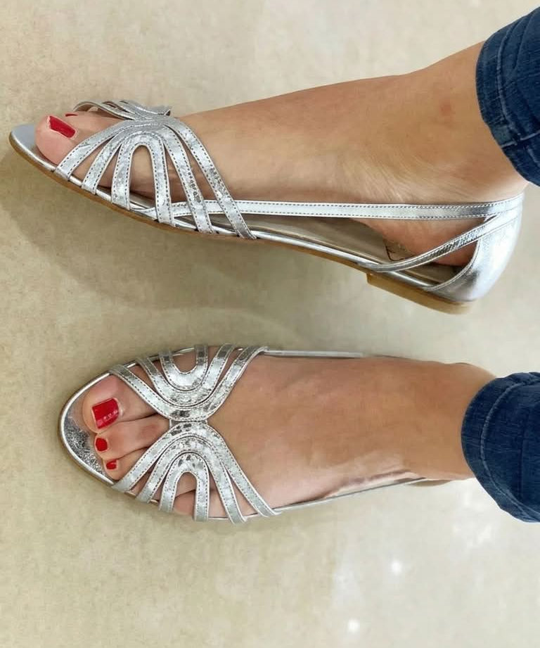 Golden Sandals Eleonora Summer Light