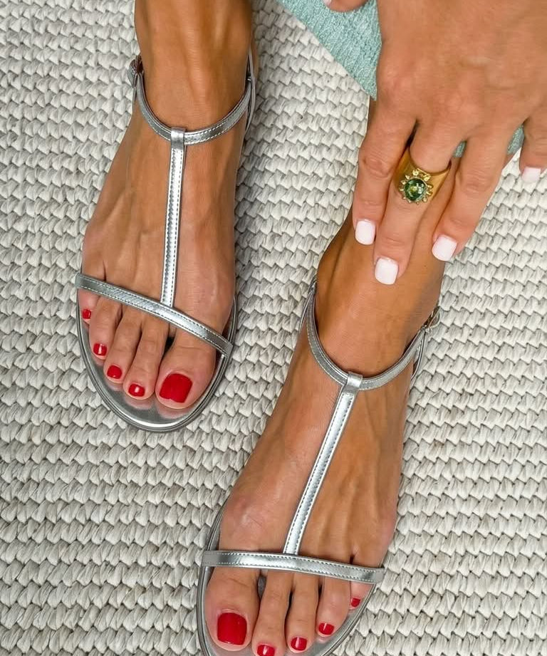 Rosalba Golden Sandals Spring