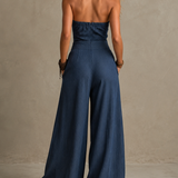 Isla | Elegant jumpsuit with crossover neckline