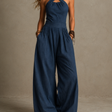 Isla | Elegant jumpsuit with crossover neckline