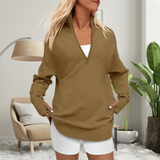 QUINNT - Cozy Long Sleeve Quarter Zip