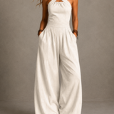 Isla | Elegant jumpsuit with crossover neckline