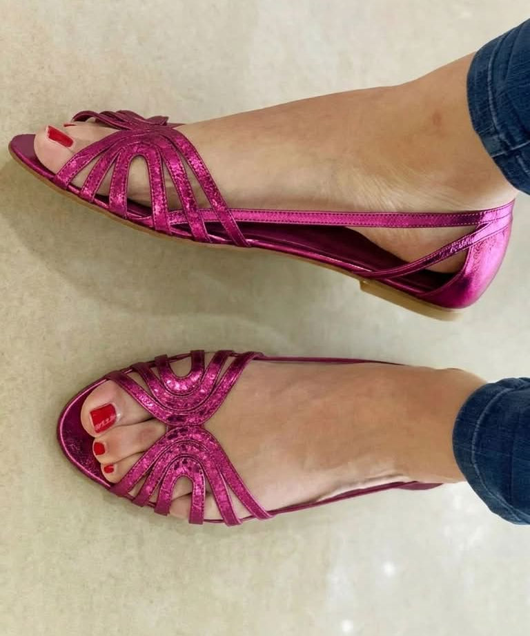 Golden Sandals Eleonora Summer Light