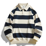 ZOET - Classic Fashion Striped Collar Long