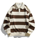 ZOET - Classic Fashion Striped Collar Long