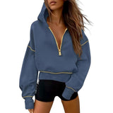 GRETELT - Hooded Sweatshirt with Zipper